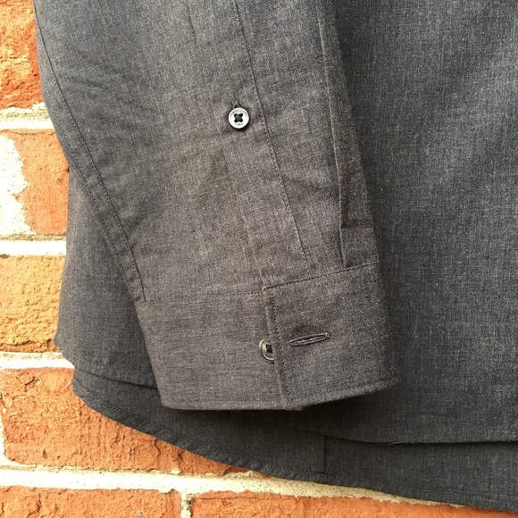 NWT Michael Kors Charcoals slim-fit shirt  Sz LG - Picture 5 of 8